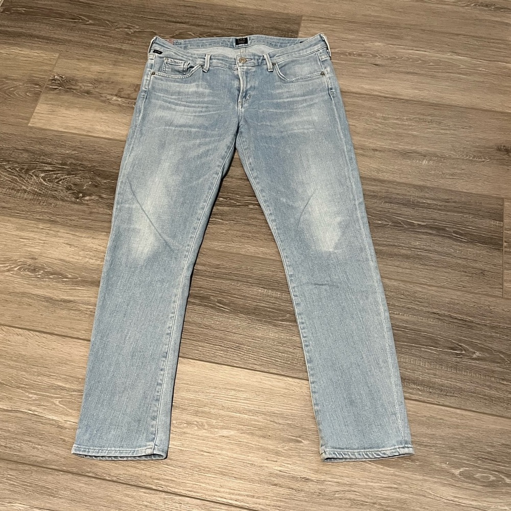 Citizens of Humanity Light Blue Racer Low Rise Skinny Jeans